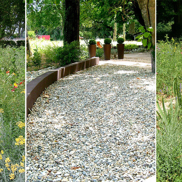 Réalisation d'un parc paysager d'un mas sarrians