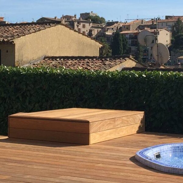 Design extérieur d’un spa à Vence dans le Var