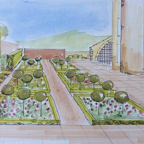 Aménagement paysager d’un mas en Provence