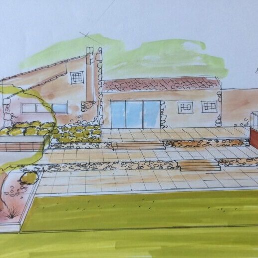 Aménagement paysager d’un mas en Provence