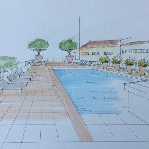 Aménagement paysager d’un mas en Provence