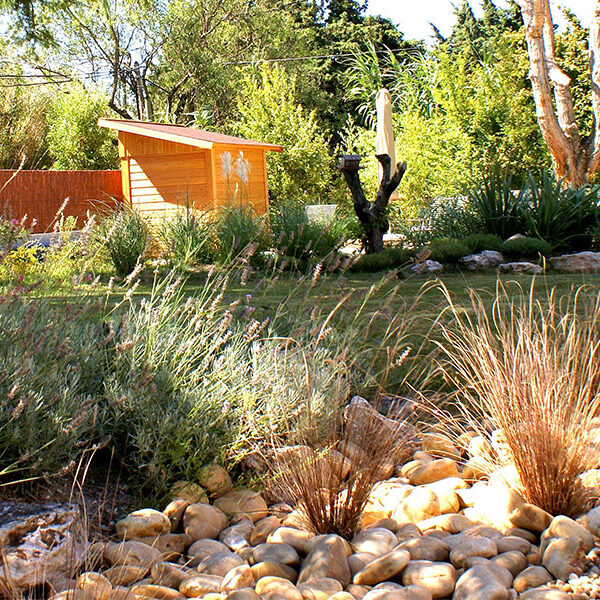 rénovation jardin mediterraneen isle sorgues