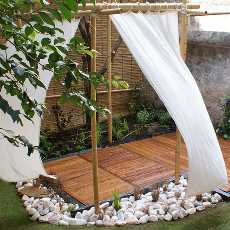 Création d'un jardin de ville style japonnais