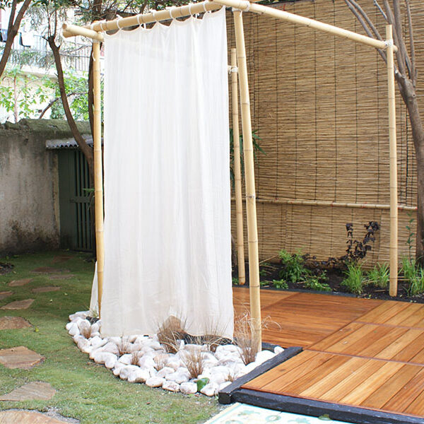 Création d'un jardin de ville style japonnais