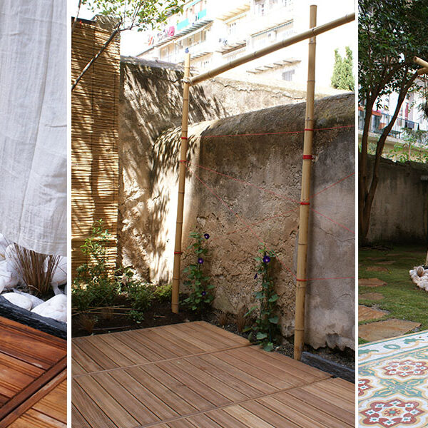 Création d'un jardin de ville style japonnais