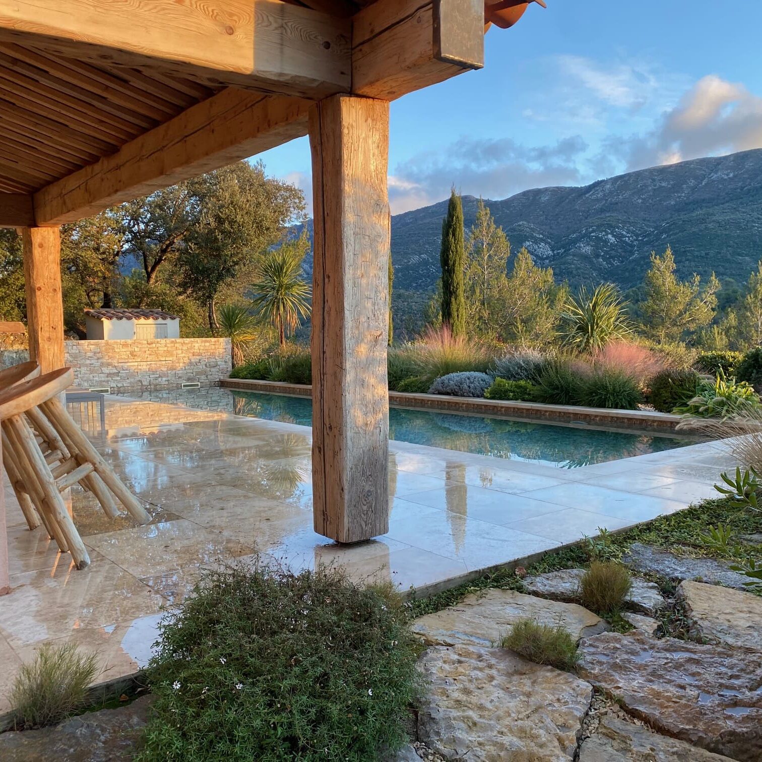 Création jardin belvédère de la Sainte Victoire
