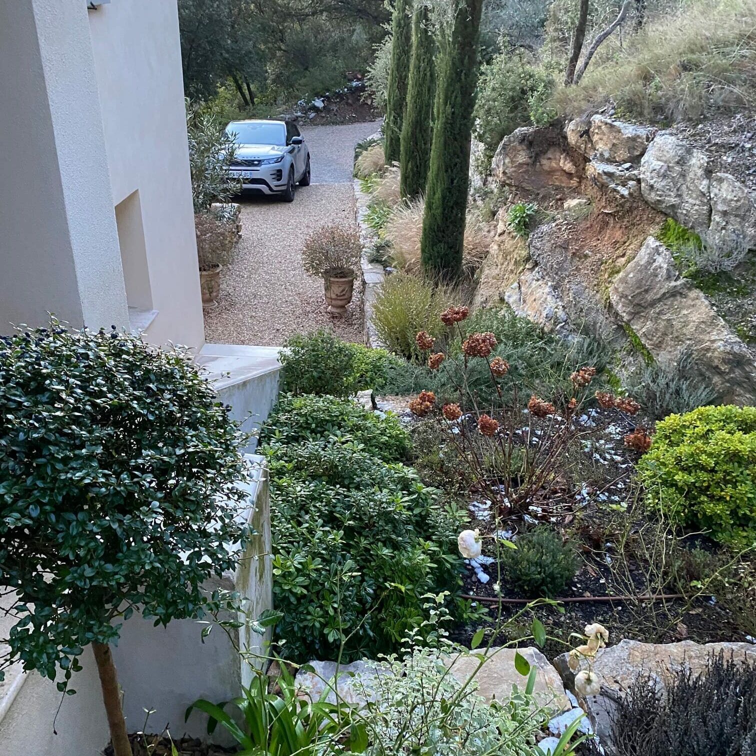 Création jardin belvédère de la Sainte Victoire