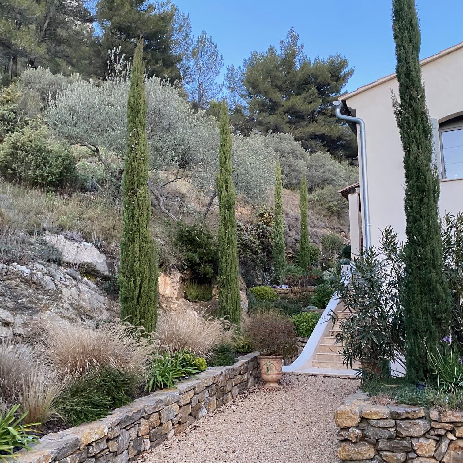 Création jardin belvédère de la Sainte Victoire