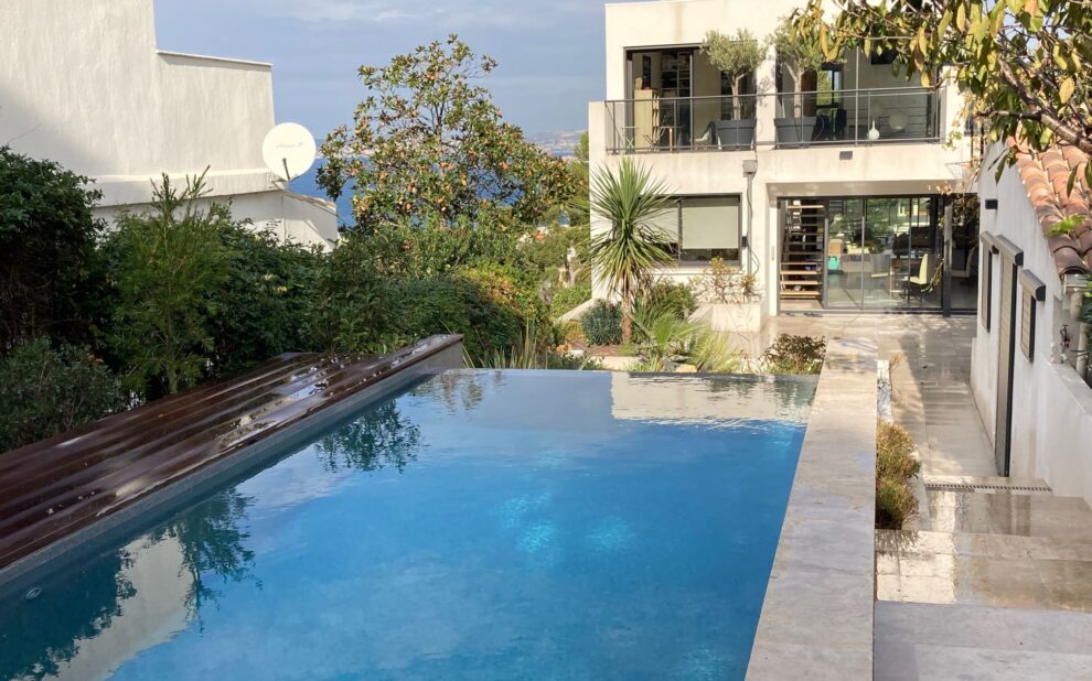 Aménagement jardin d’une maison contemporaine, Marseille Veyre