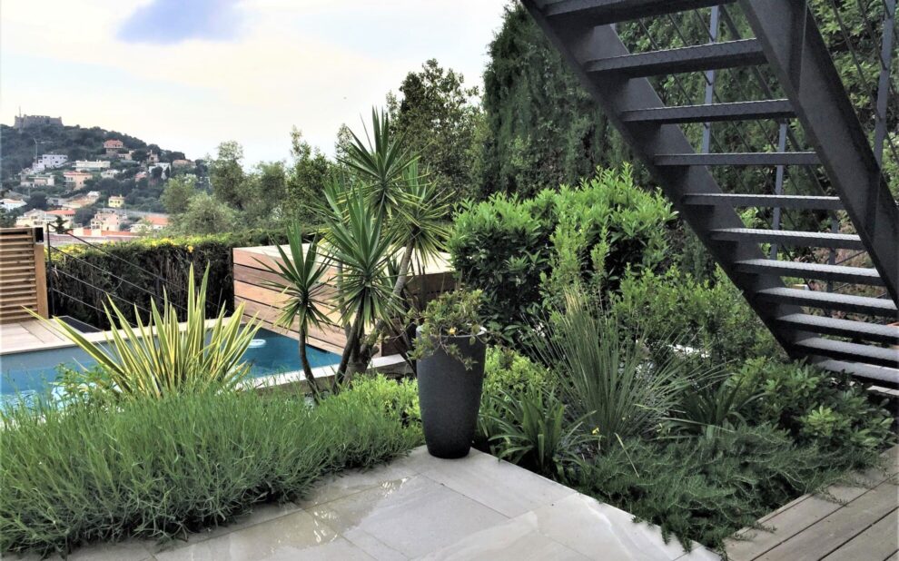 Aménagement d'un jardin paysager en Provence