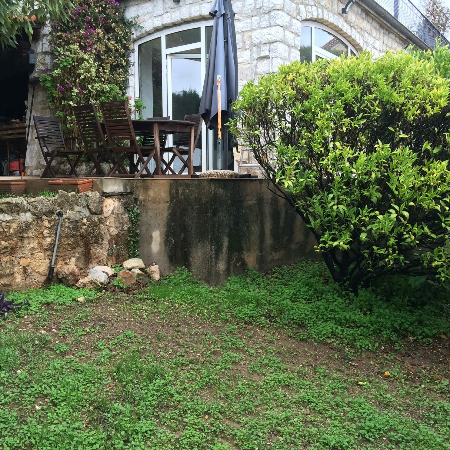 Aménagement d'un jardin paysager