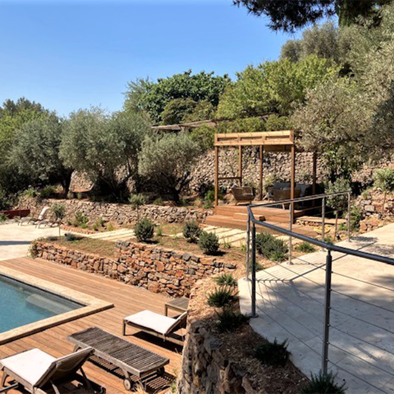 Aménagement paysager - Jardin Toscan d'une propriété - Var
