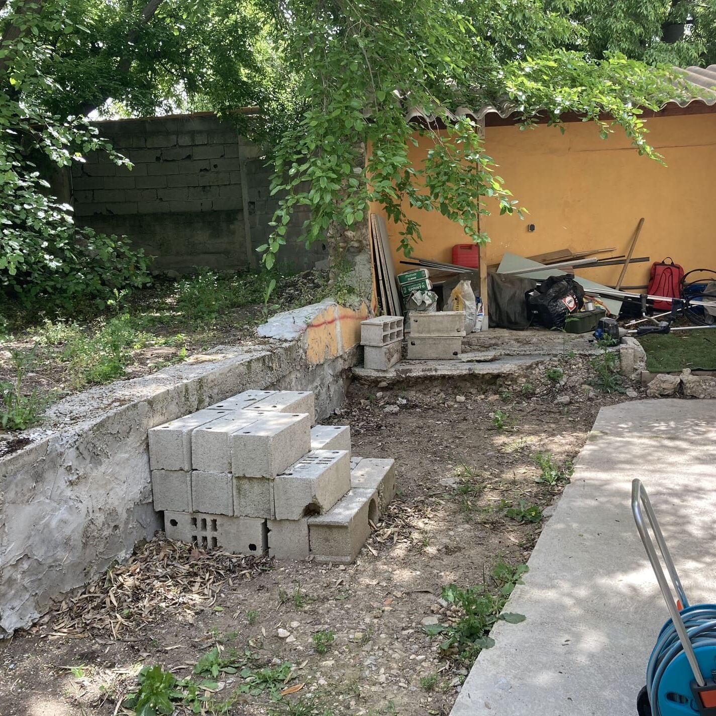 Conception d'un jardin de ville à Marseille dans le 8ème