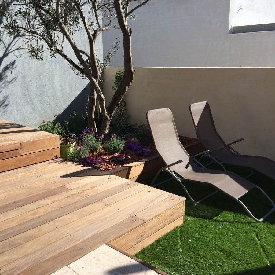 Création d'un jardin de ville