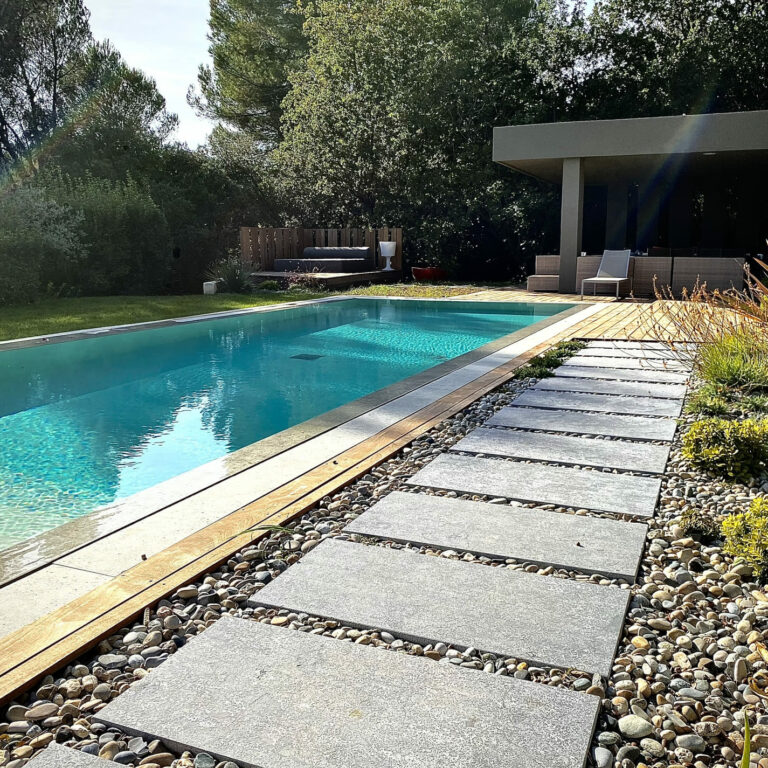 Création d’une piscine miroir Luberon