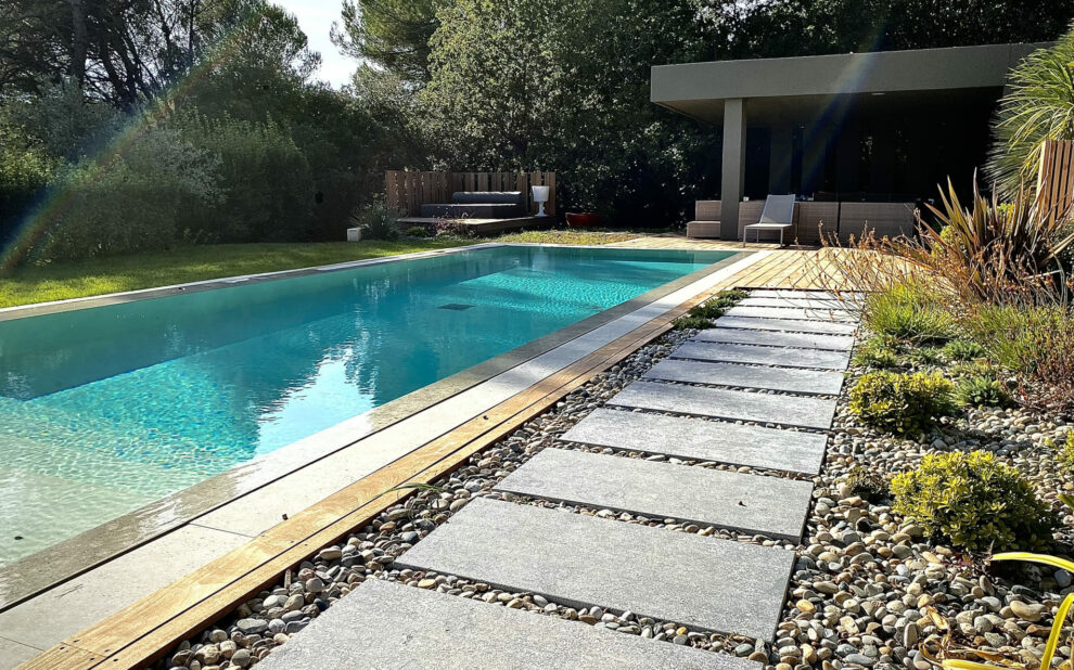 Création d’une piscine miroir Luberon