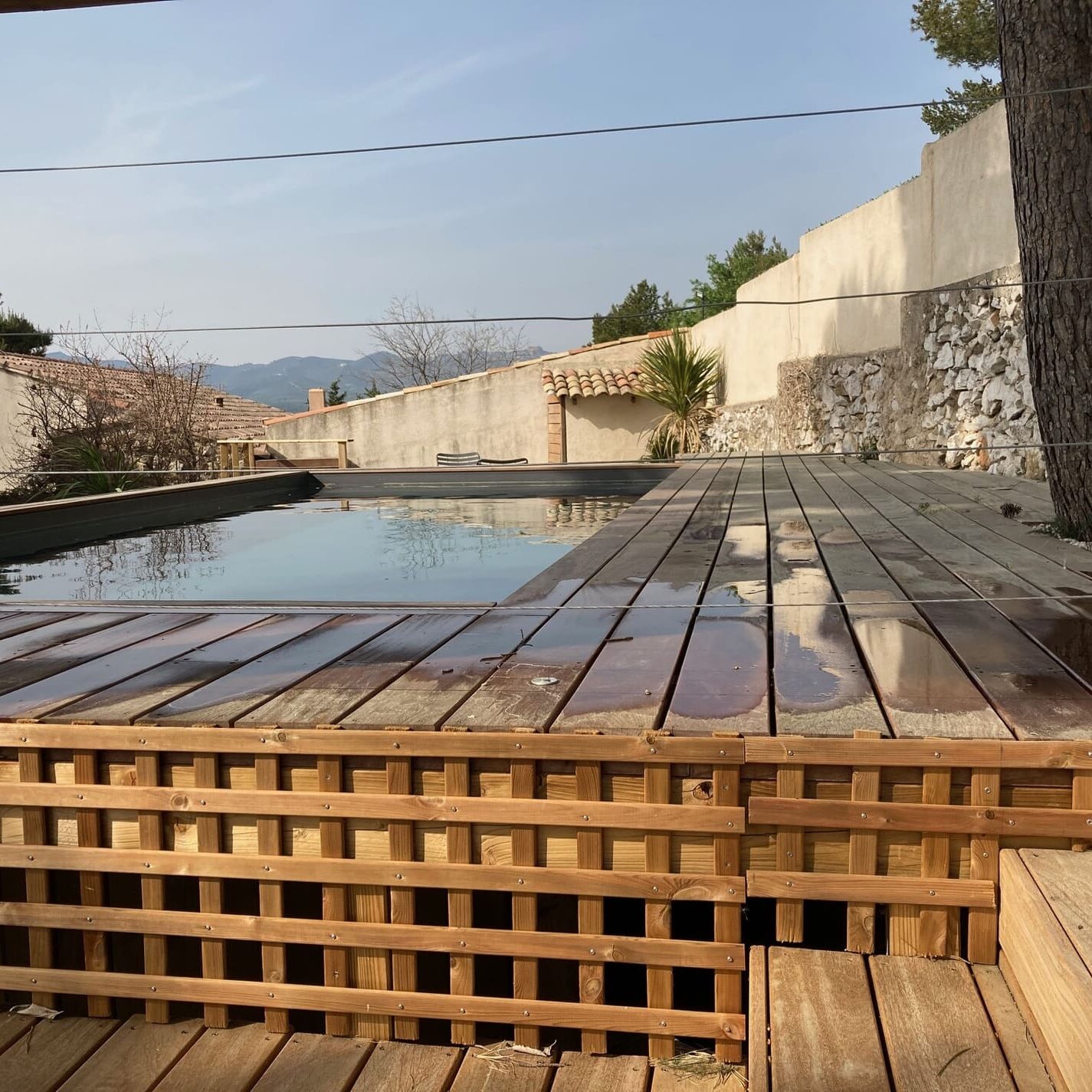 Piscine d’une maison provençale, Allauch, Provence, Bao Garden