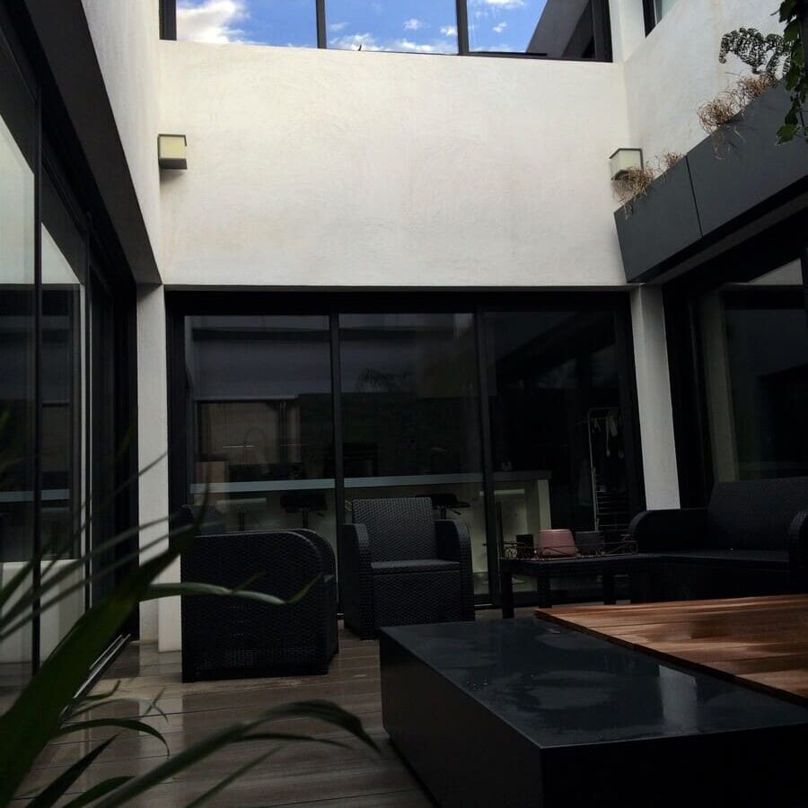 Aménagement du patio d'un loft à La Seyne sur Mer en Provence