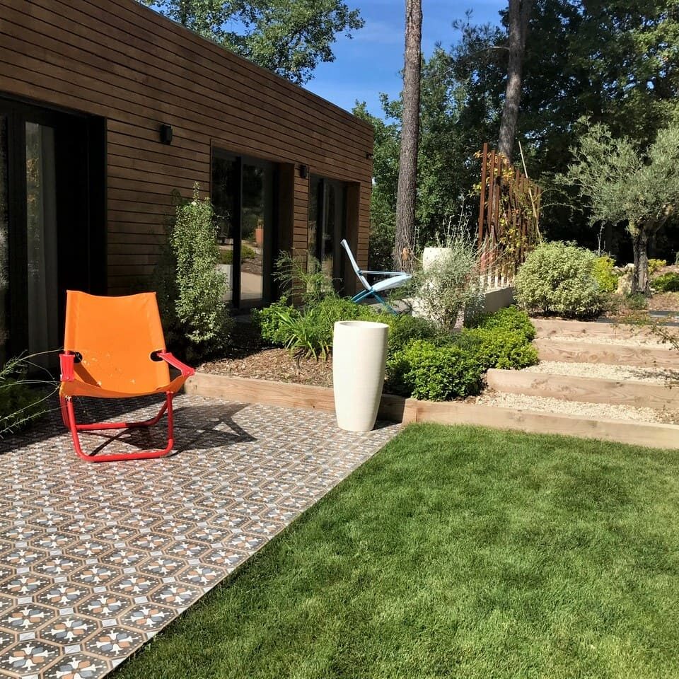 Jardin méditerranéen contemporain dans le Luberon - Bao Garden