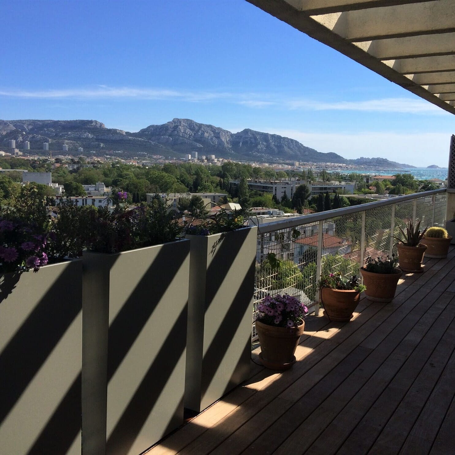 Aménagement d'un roof top d’un duplex, Marseille Prado