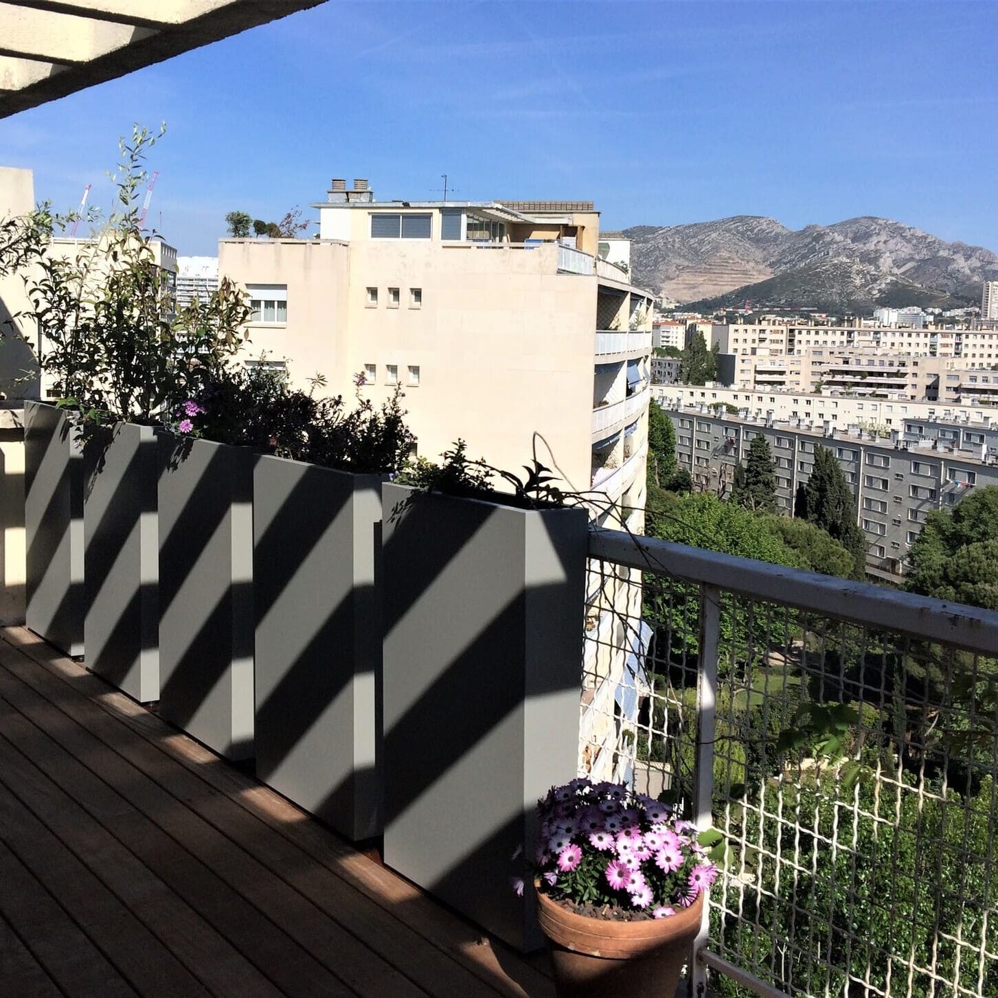 Aménagement d'un roof top d’un duplex, Marseille Prado