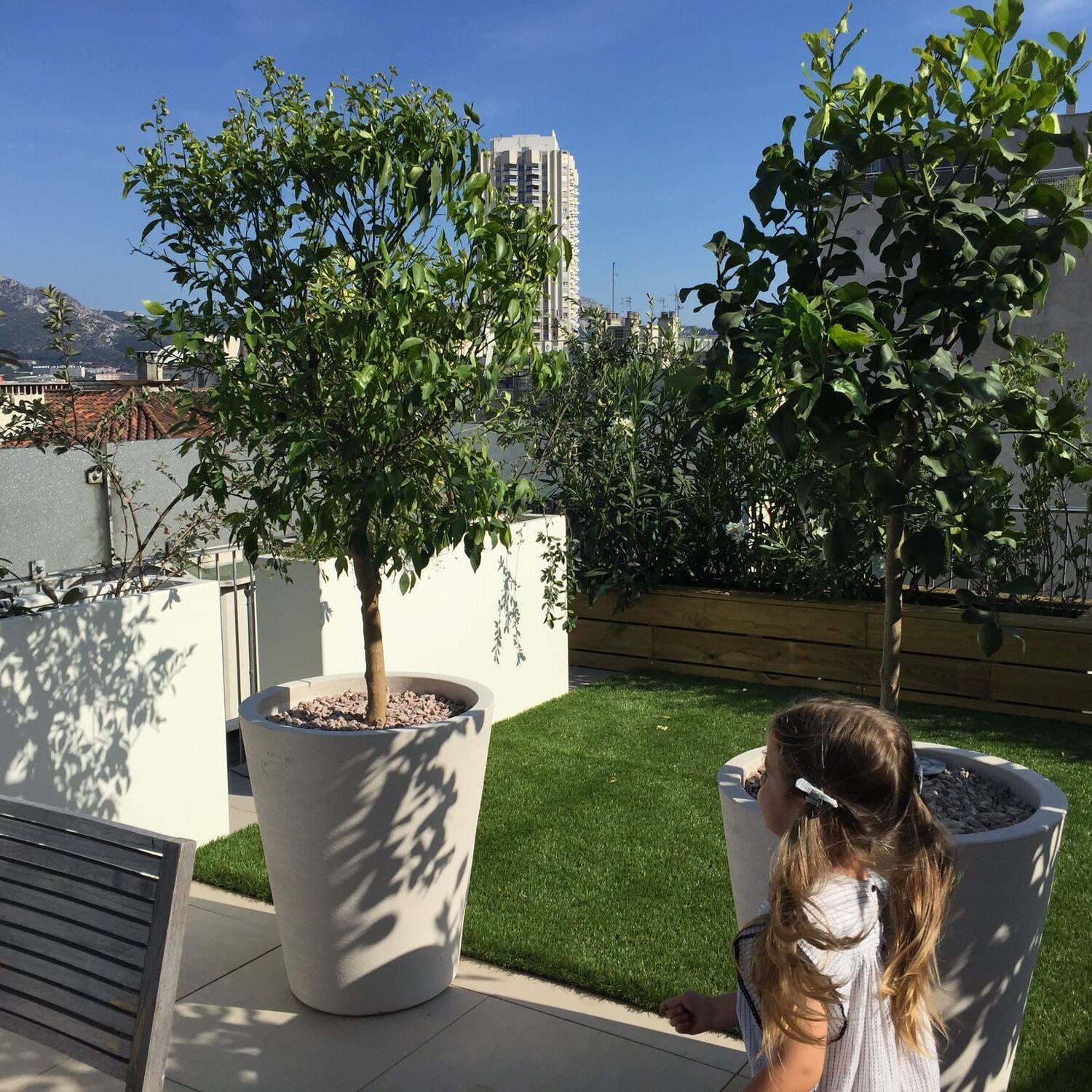 Conception d'une terrasse en ville d’un appartement à Marseille (Prado)