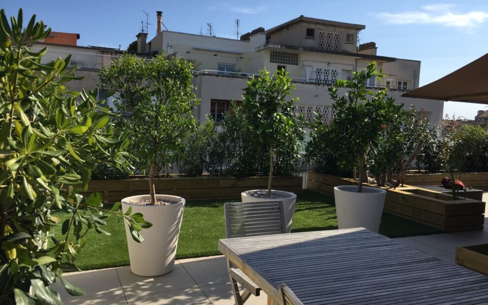 Conception d'une terrasse en ville d’un appartement à Marseille (Prado)