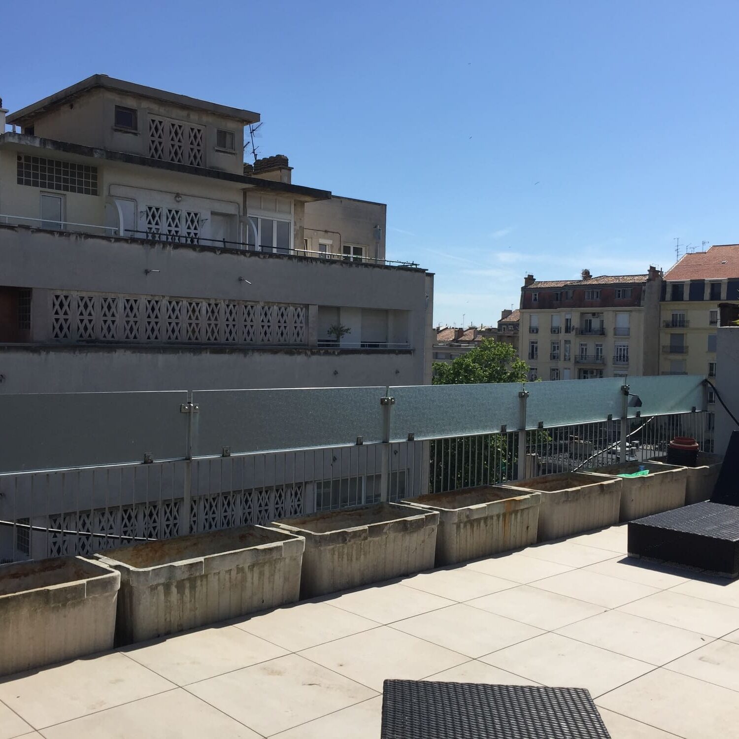 Conception d'une terrasse en ville d’un appartement à Marseille (Prado)