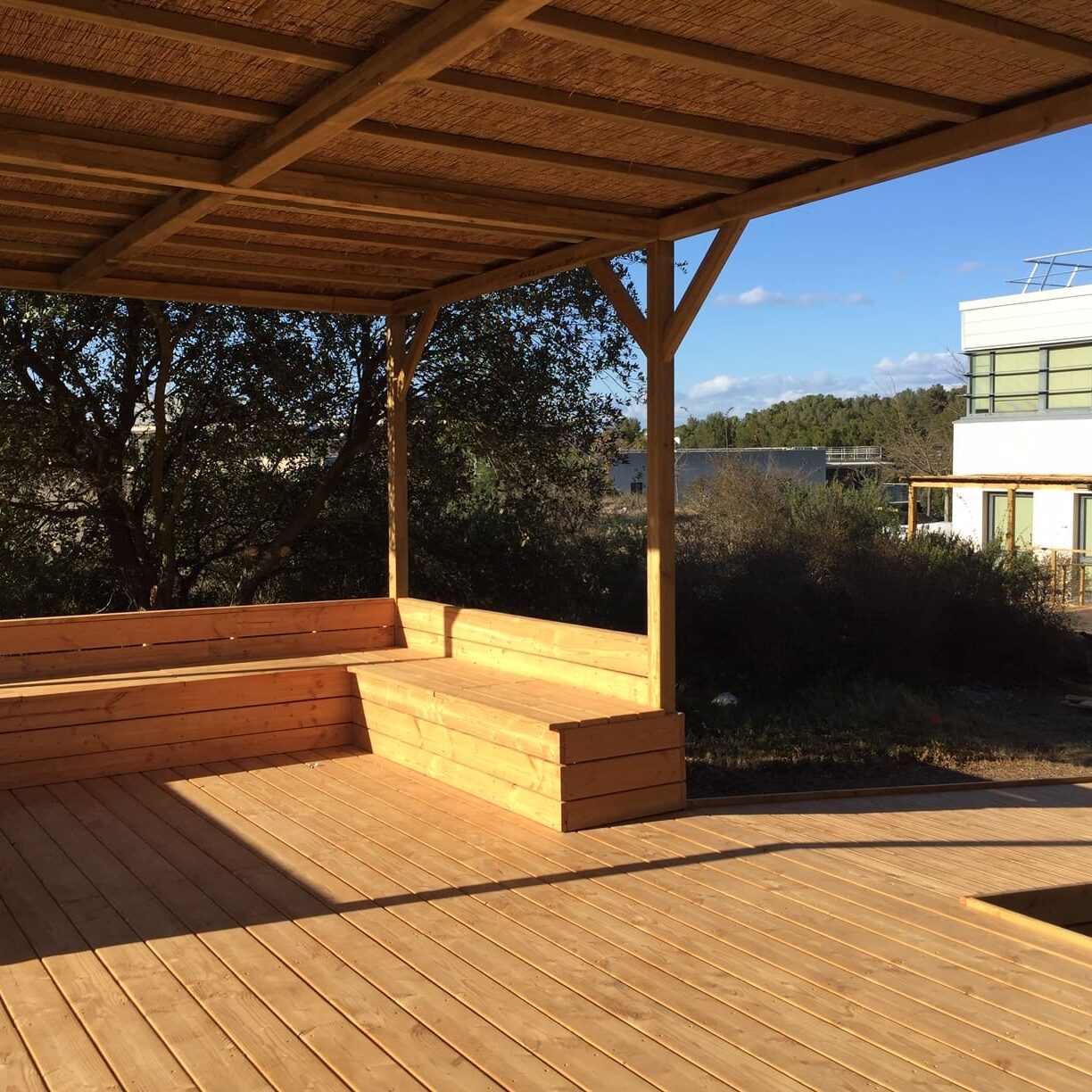 Création terrasses de R.T.E. (Réseau Transport d’Électricité) – Les Milles