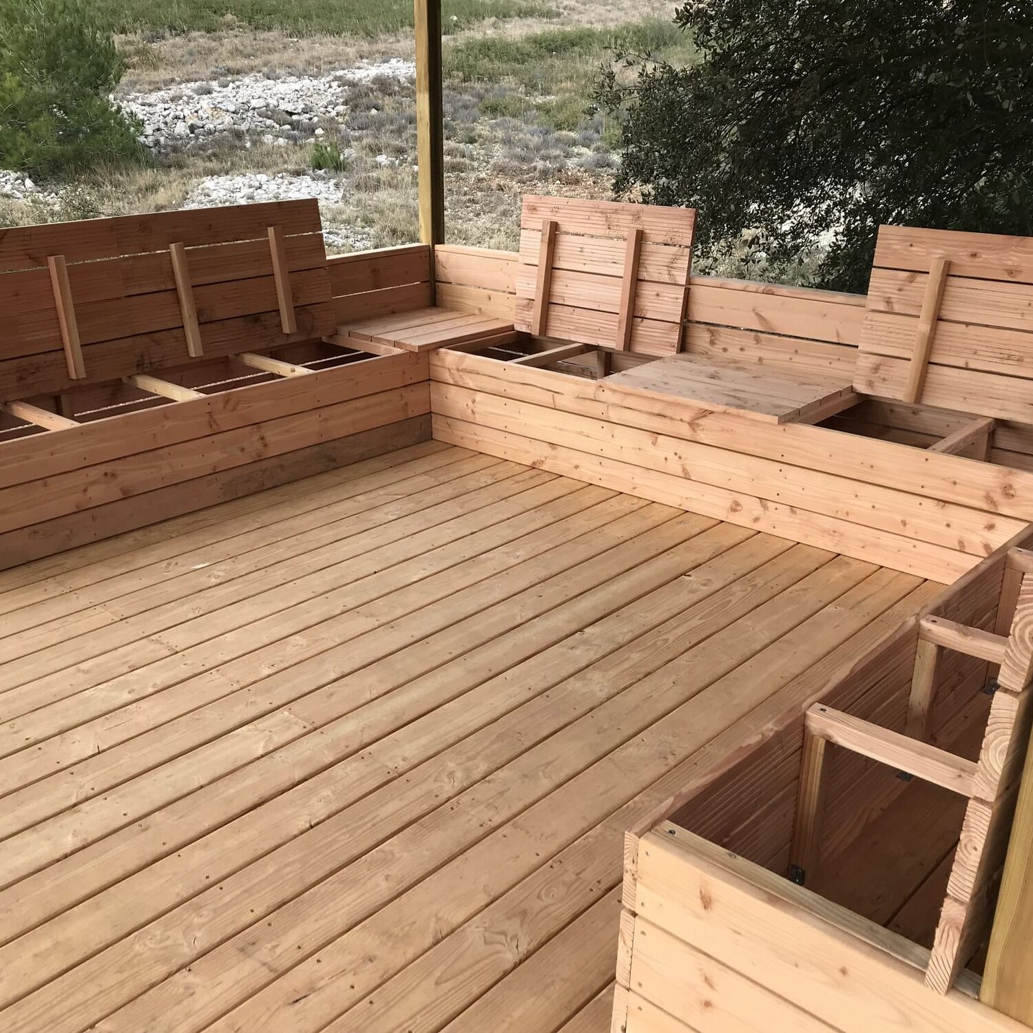 Création de terrasses de R.T.E. (Réseau Transport d’Électricité) – Les Milles