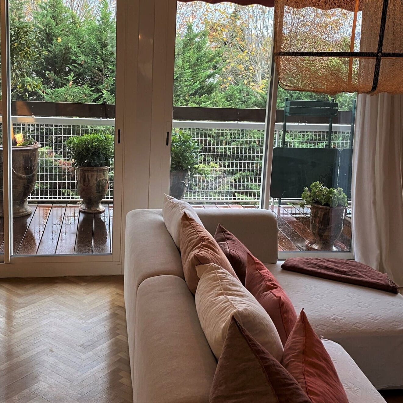 Balcon d’un appartement bourgeois à Marseille Prado en Provence