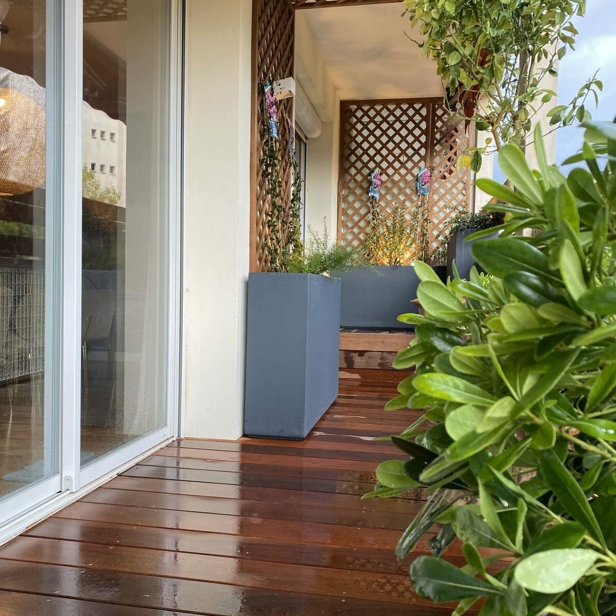 Balcon d’un appartement bourgeois à Marseille Prado en Provence