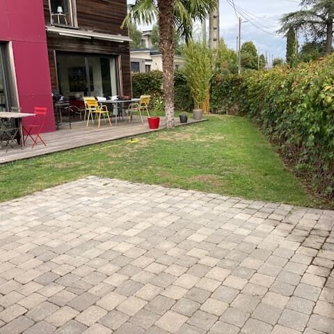 Projet d'aménagement extérieur maison d'architecte à Romans sur Isère