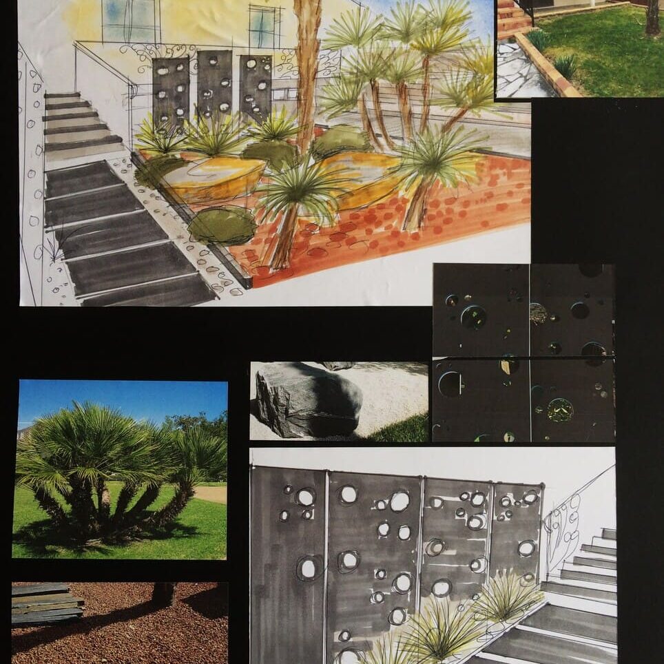 Projet paysager de design extérieur d'une maison en région Parisienne