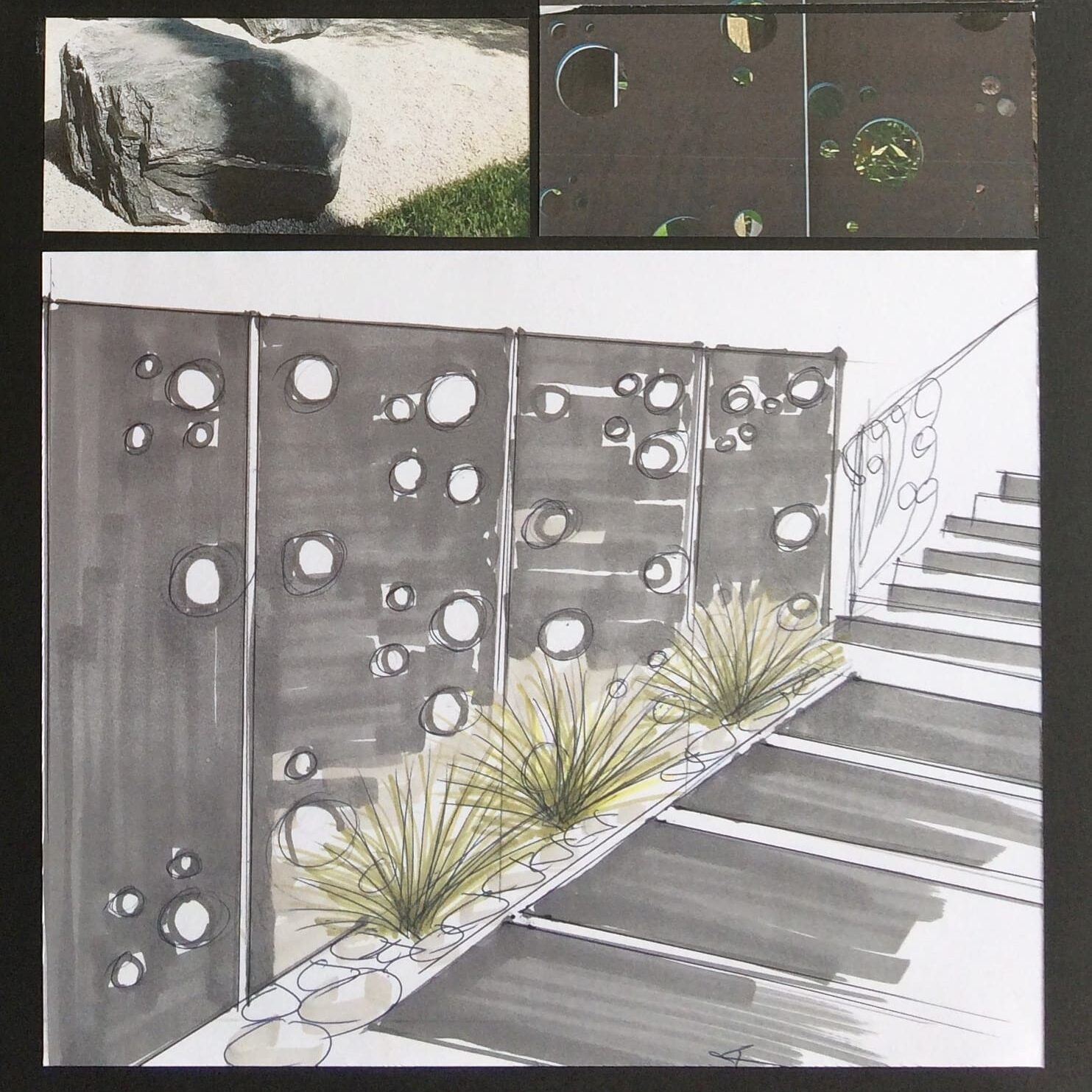 Projet paysager de design extérieur d'une maison en région Parisienne