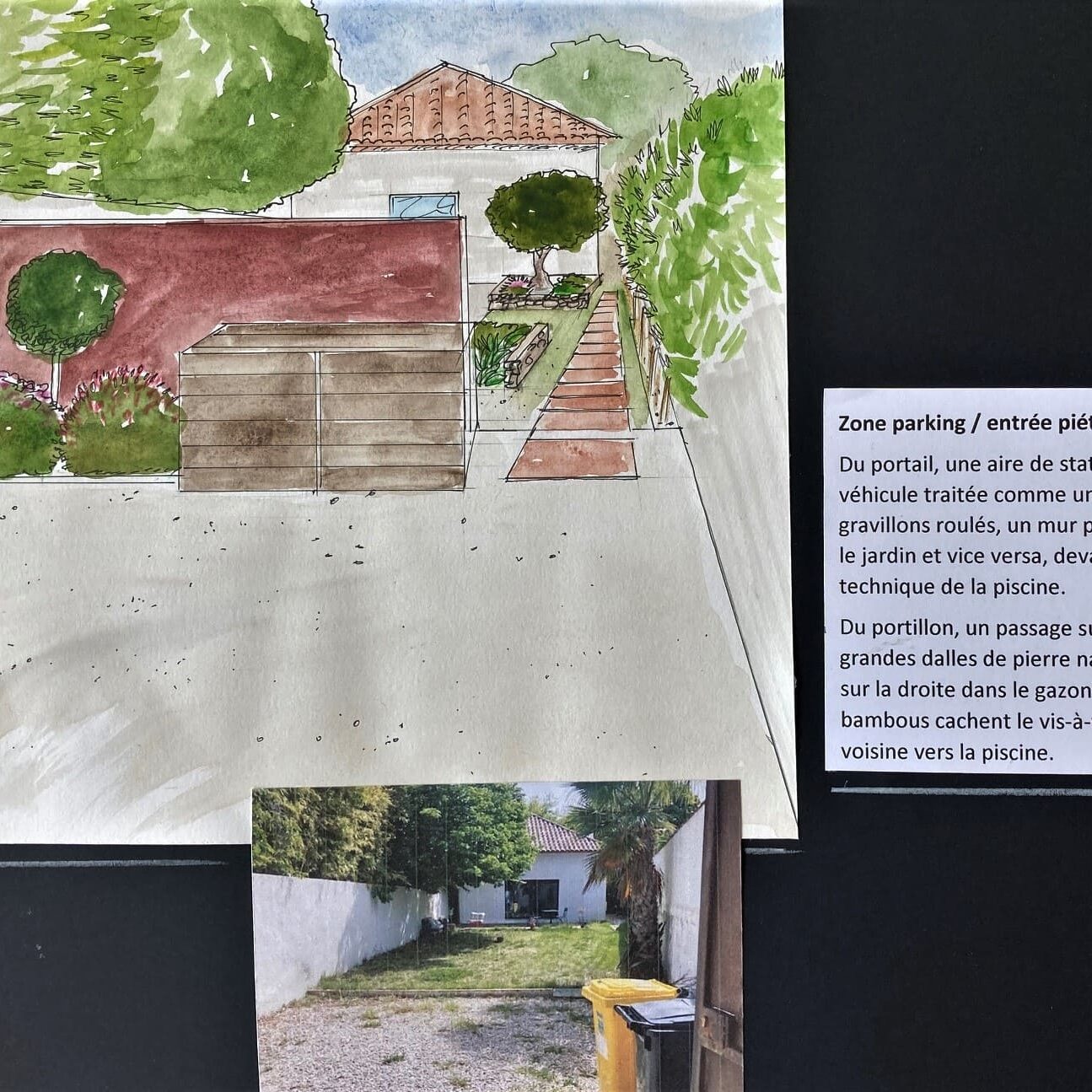 Projet paysager jardin de ville à Marseille dans le 8ème