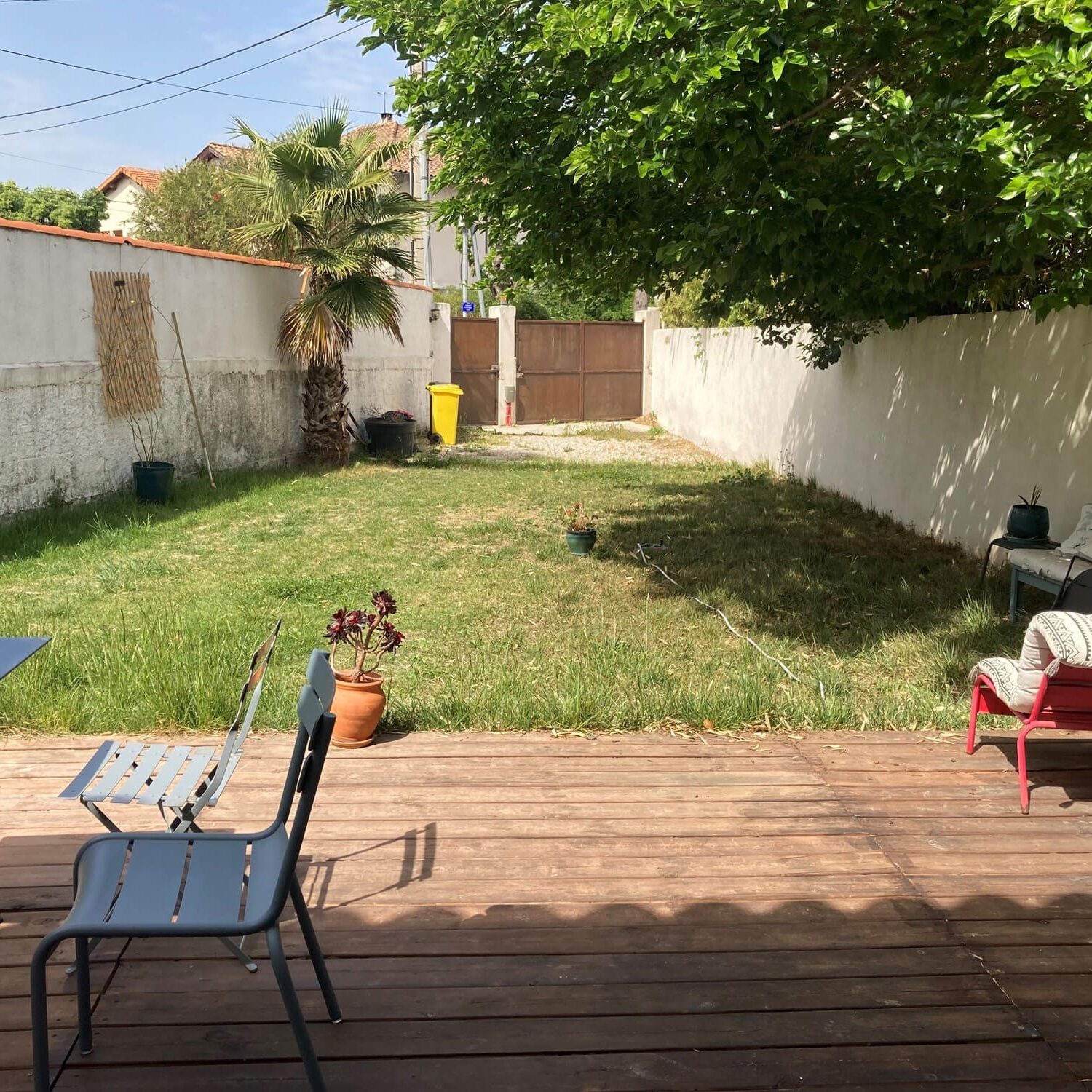 Projet paysager jardin de ville à Marseille dans le 8ème