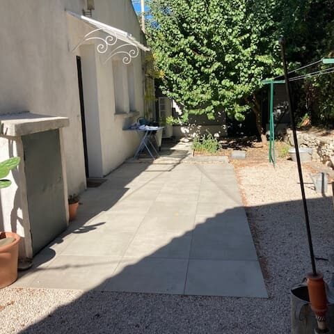 Projet paysager jardin d'une maison à Éguilles