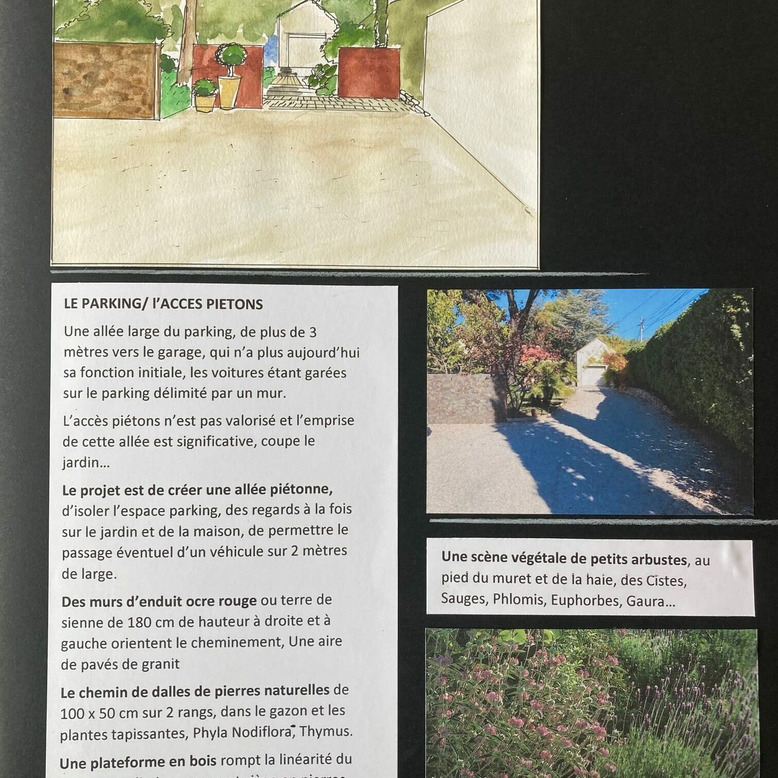Projet paysager d'un jardin d'une maison de campagne à Éguilles