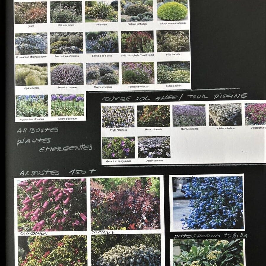 Projet paysager jardin maison de campagne à Éguilles