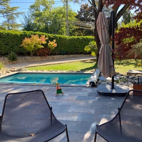 Projet paysager d'un jardin d'une maison de campagne à Éguilles