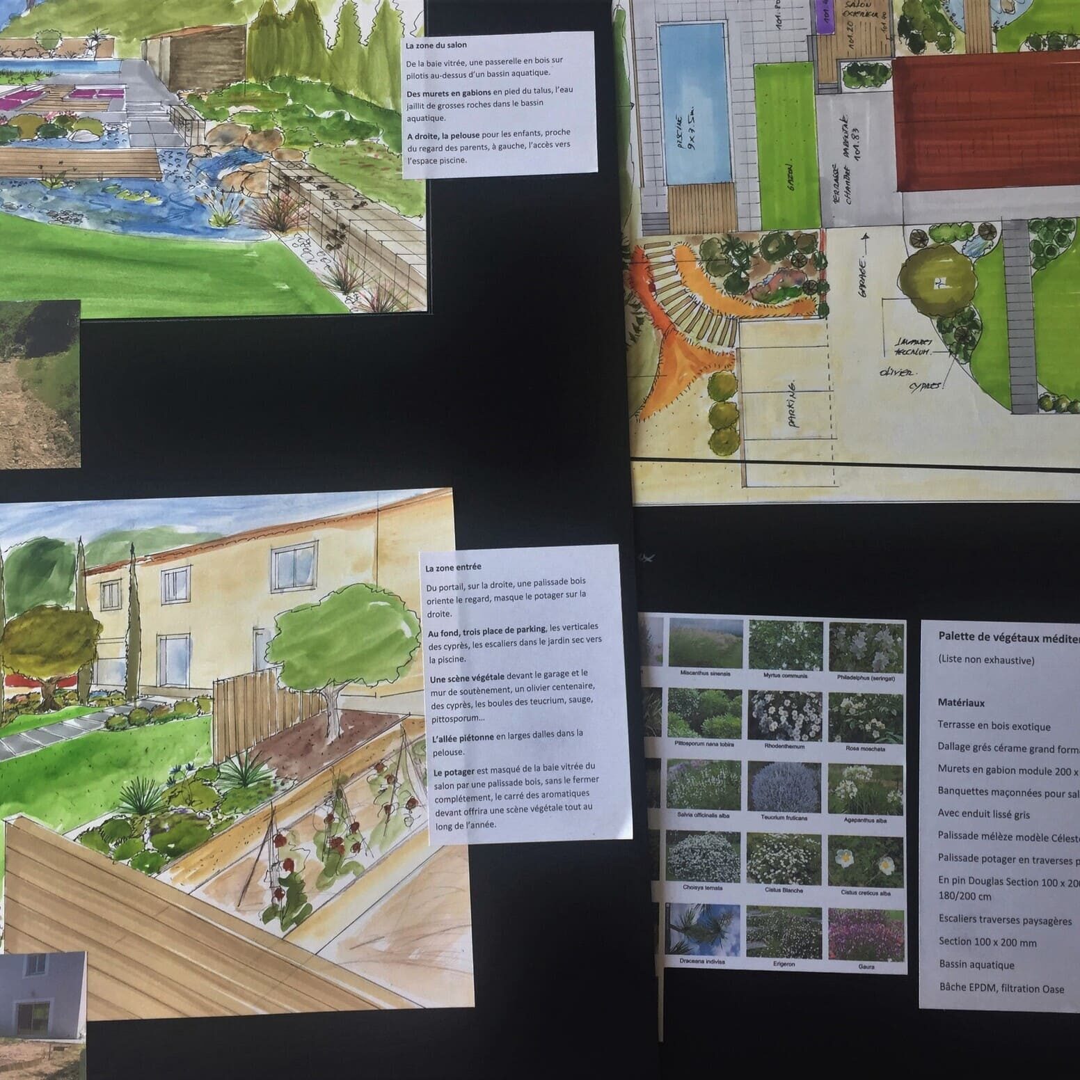 Projet paysager d'une maison résidentielle à la Penne sur Huveaune