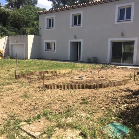 Projet paysager maison à la Penne sur Huveaune