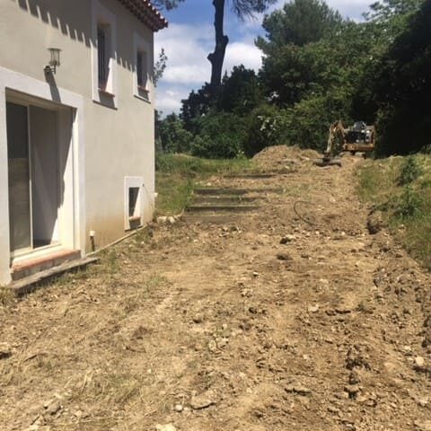 Projet paysager maison résidentielle à la Penne sur Huveaune