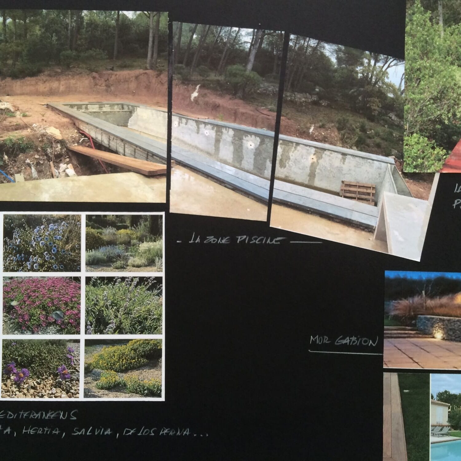 Projet paysager d'une propriété dans la forêt à Puyloubier en Provence