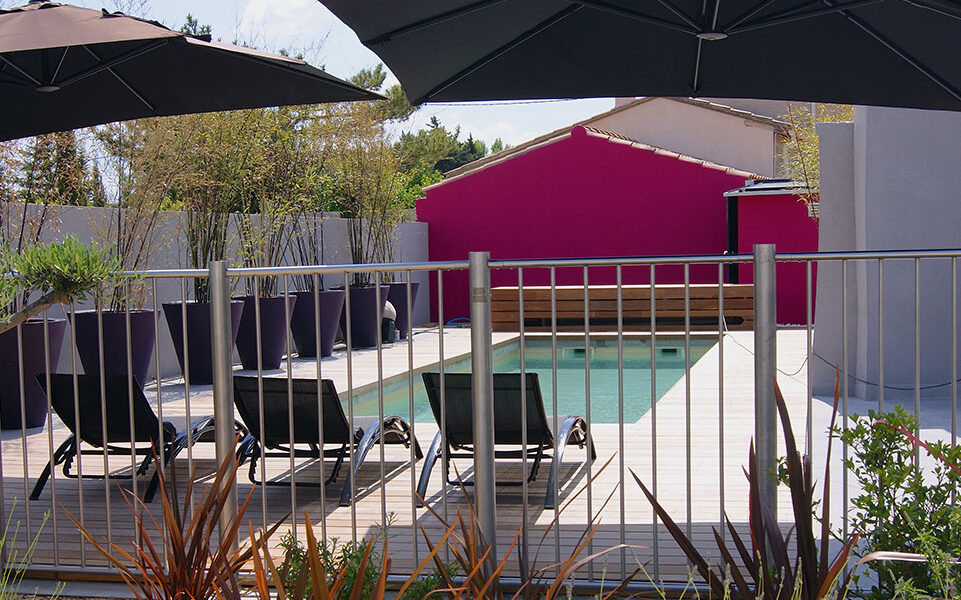 Création jardin paysager design au Thor en Provence